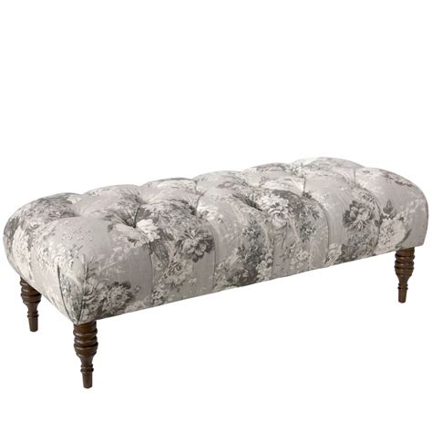 Upgrade Your Home Décor with Skyline Furniture Tufted Bench: Stylish and Functional Addition to Any Space